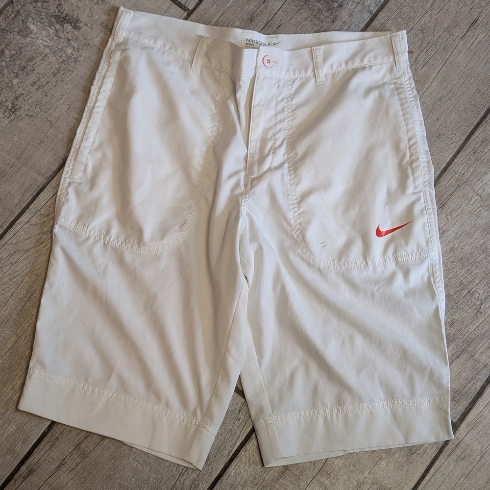 Nike Men's White Shorts